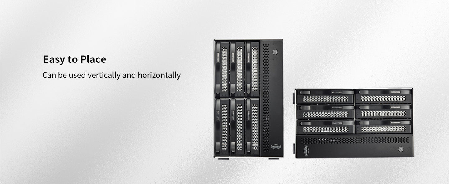 TERRAMASTER D6-320 外付けハードドライブエンクロージャ - USB 3.2 Gen2 10Gbps Type-C HDDストレージ ホットスワップ対応 プラグアンドプレイ (ディスクレス)