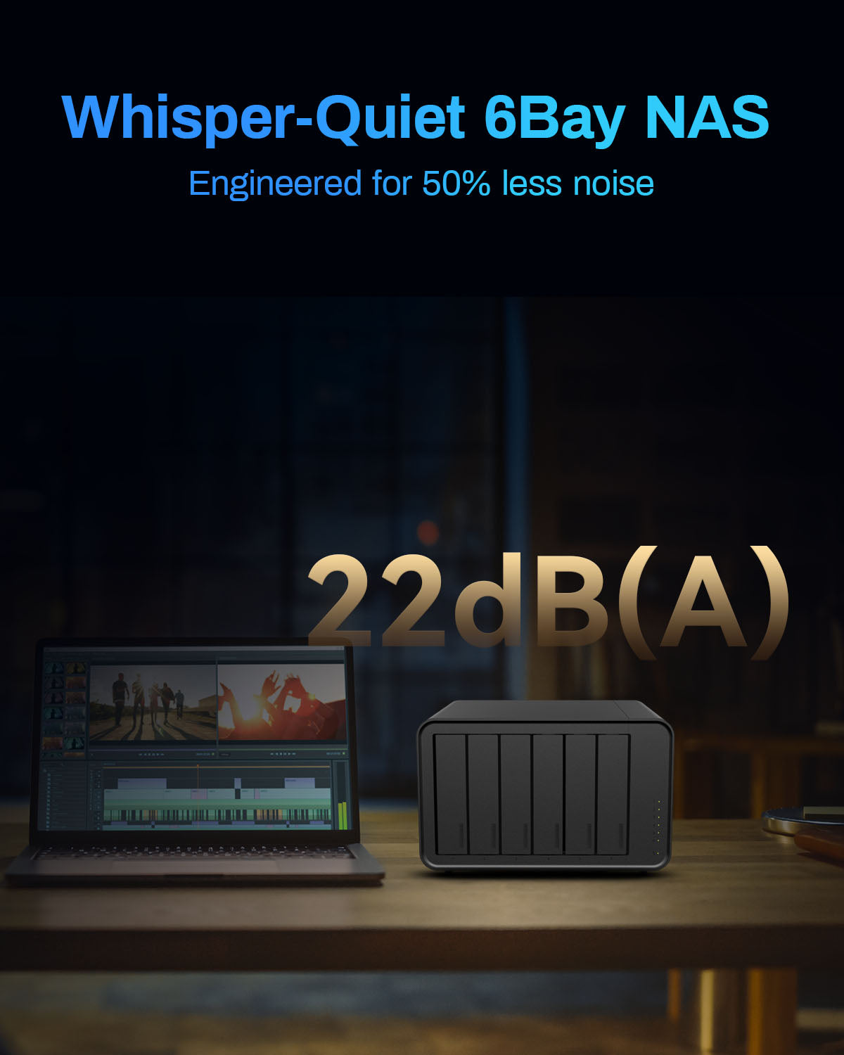 F6-424 6Bay Dual 2.5GbE Ports NAS Storage