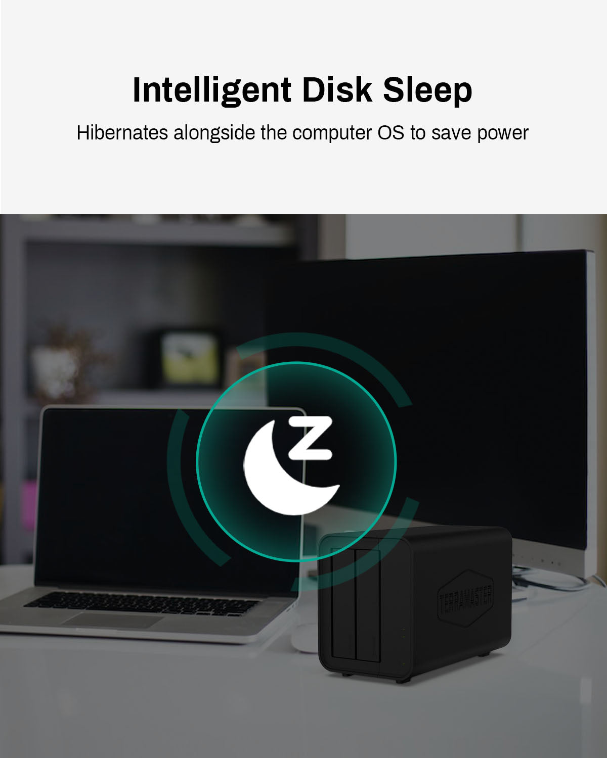 TERRAMASTER D2-320 USB RAIDエンクロージャ – USB 3.2 Gen 2 10Gbps Type C 2ベイRAIDストレージ RAID 0、1、シングル、JBOD(ディスクレス)をサポート
