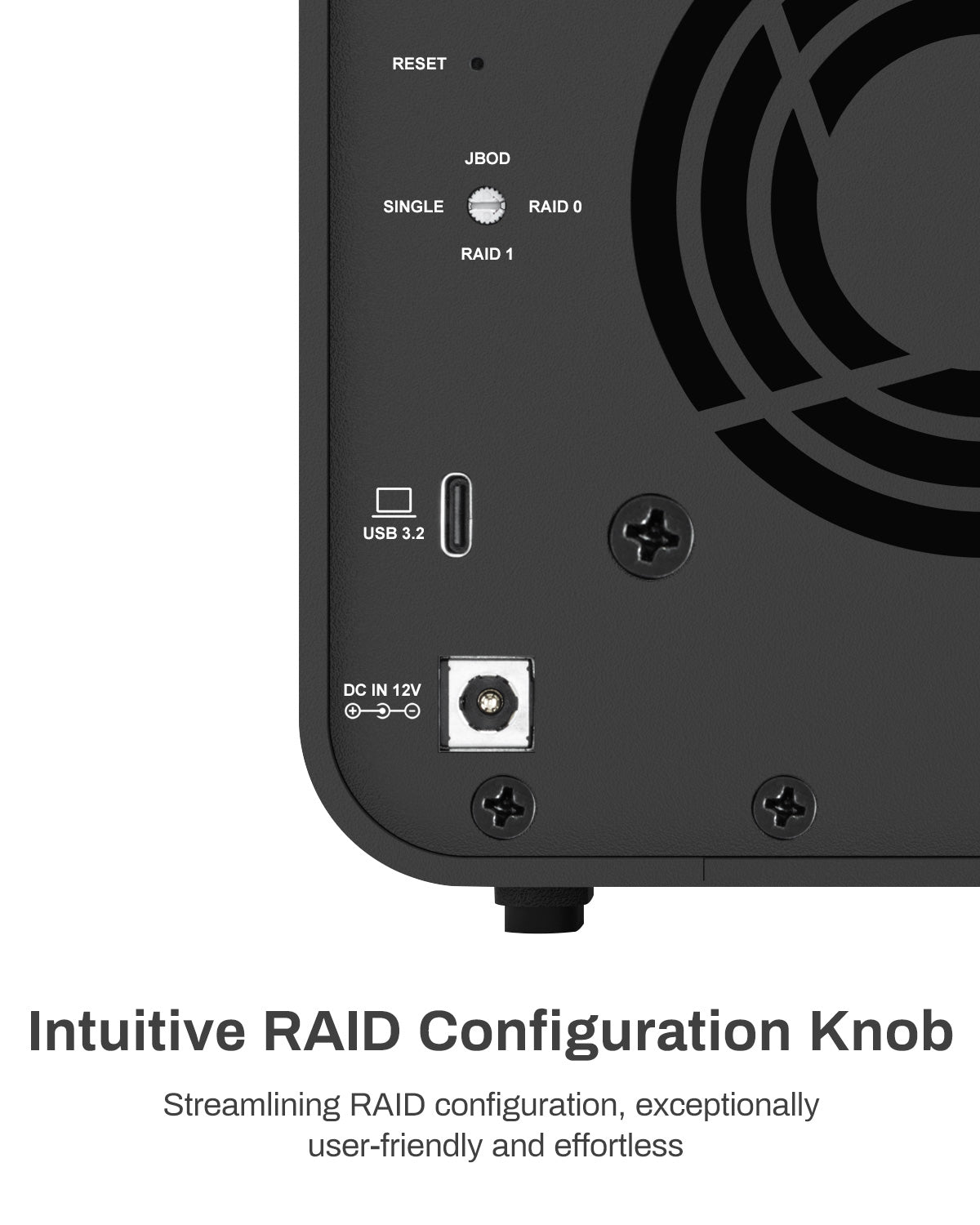 TERRAMASTER D2-320 USB RAIDエンクロージャ – USB 3.2 Gen 2 10Gbps Type C 2ベイRAIDストレージ RAID 0、1、シングル、JBOD(ディスクレス)をサポート