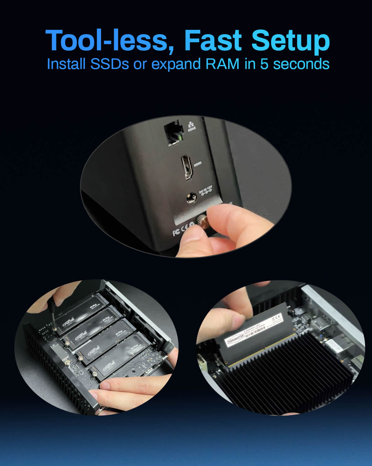 F4 SSD 4-bay All-Flash NAS Storage