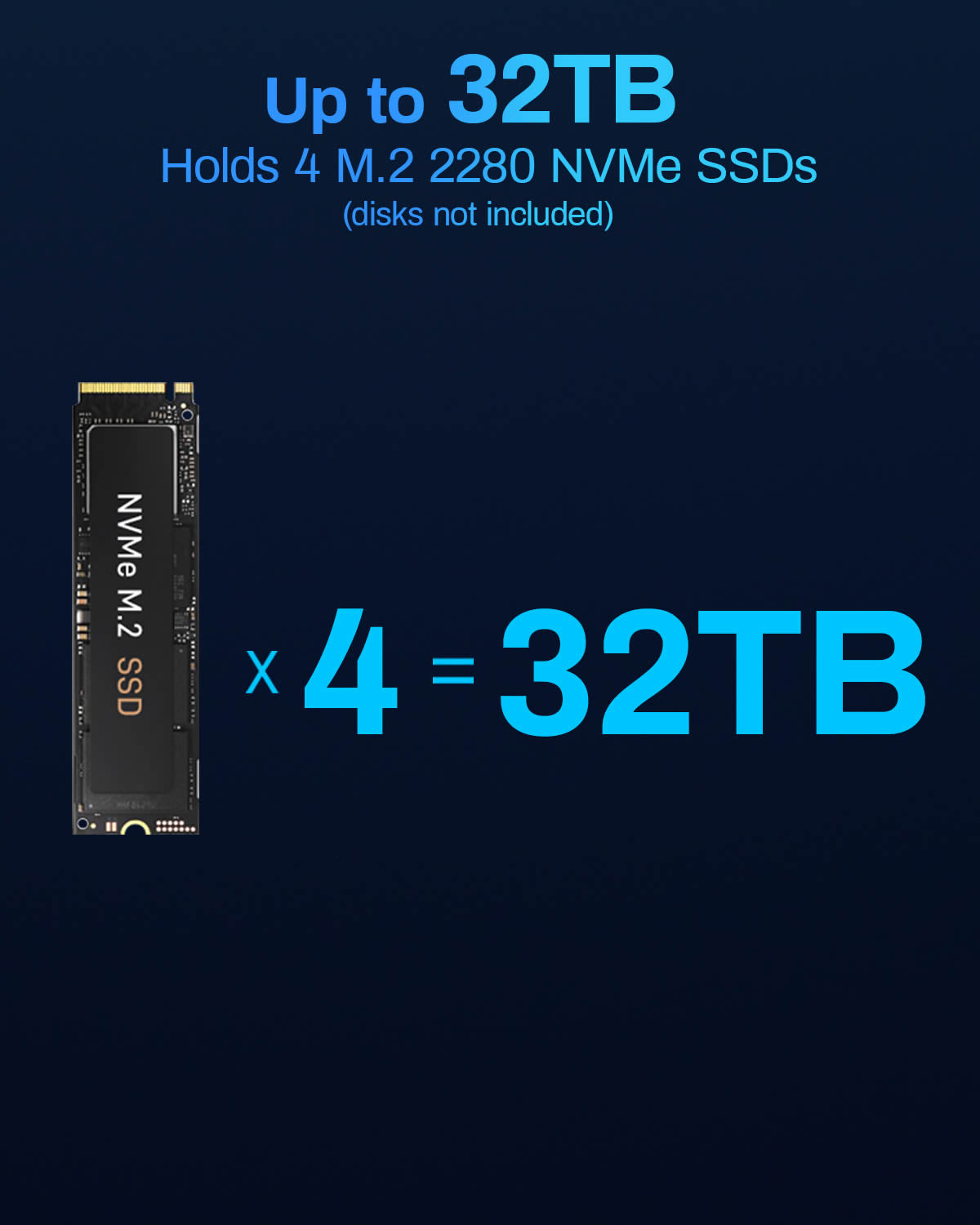 F4 SSD 4-bay All-Flash NAS Storage