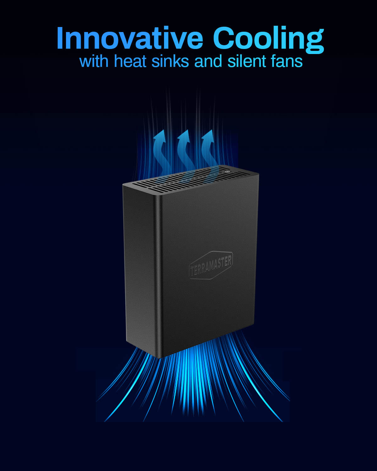 TERRAMASTER F8 SSD NAS-Speicher – 8Bay All-SSD-NAS-Server N95 QuadCore-CPU, 8 GB DDR5-RAM, 10-GbE-Anschluss, handflächengroßer, leistungsstarker Network Attached Storage (plattenlos)