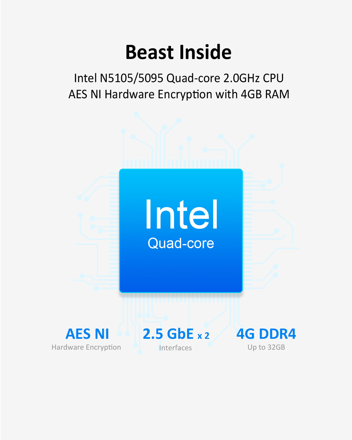 F4-423 4-Bay 2.5GbE NAS