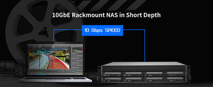 TERRAMASTER U8-450 8-bay Short Depth Rackmount NAS