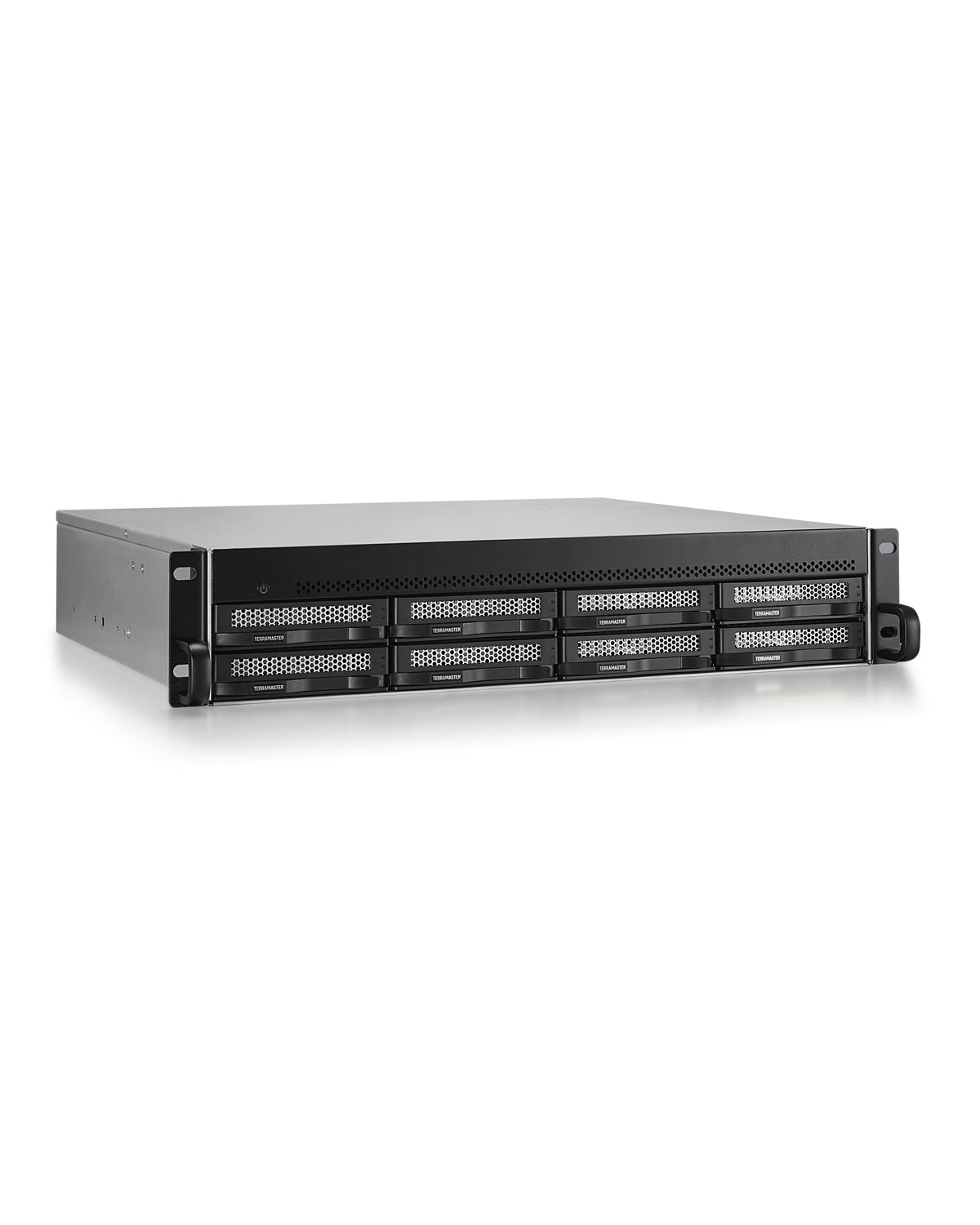 TERRAMASTER U8-500 Plus NASストレージ - 8ベイ Core i7 1255U 10コア 12スレッド CPU、16GB DDR5 RAM、デュアル10GbEポート、2Uラックマウント型ネットワーク接続ストレージ、ビジネス向けピークパフォーマンス (ディスクレス)