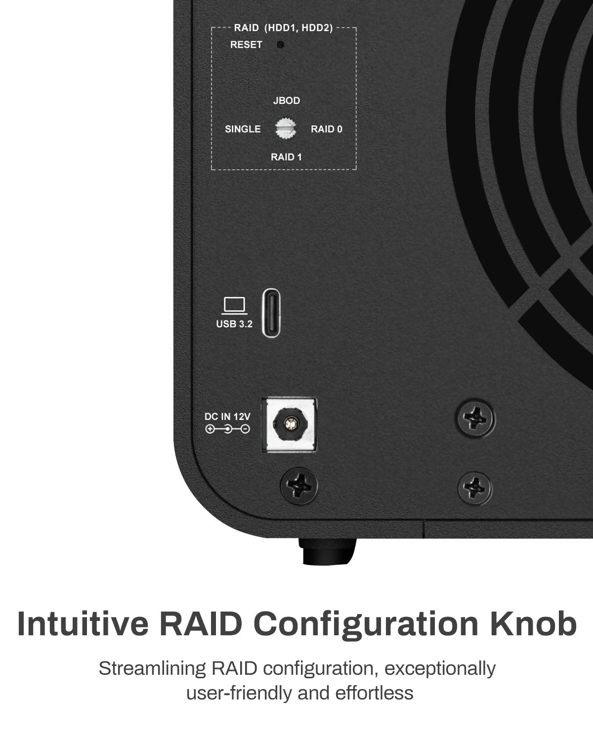 D8 Hybrid HDD NVMe Enclosure USB 3.2 Gen 2 10Gbps