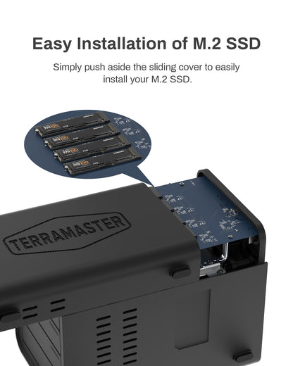 TerraMaster D8 Hybrid 8-Bay Hybrid RAlD Enclosure