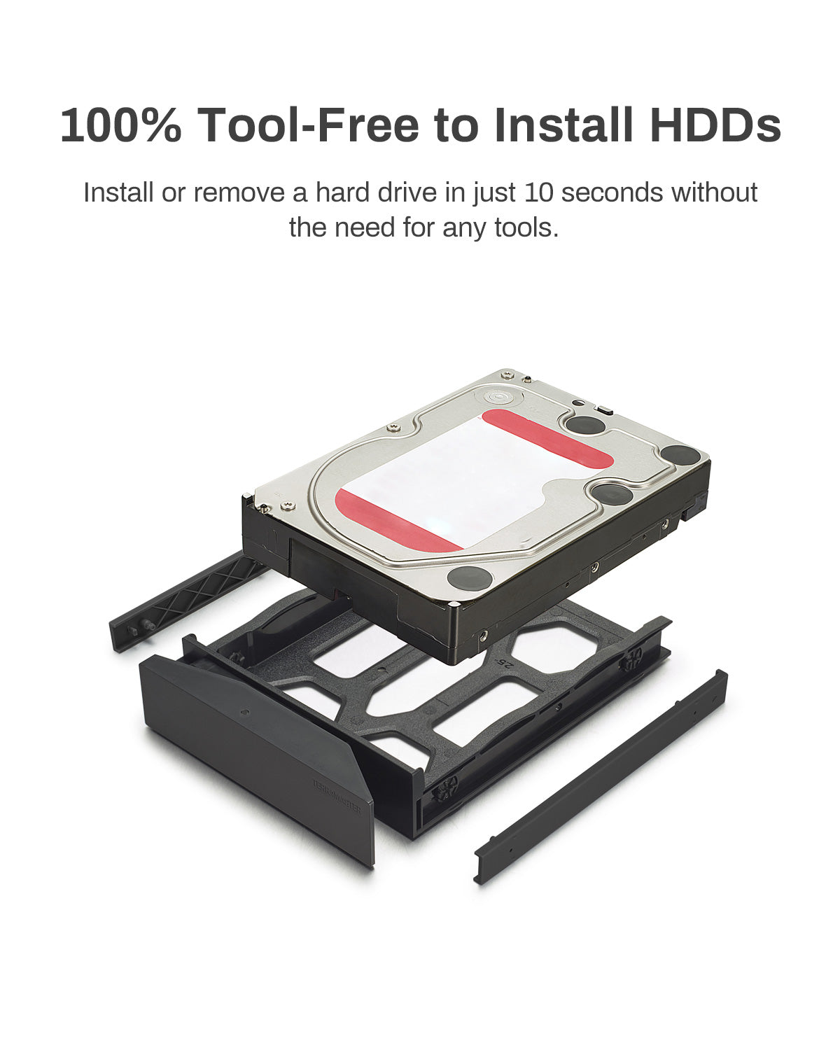 D8 Hybrid HDD NVMe Enclosure USB 3.2 Gen 2 10Gbps