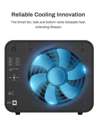 TerraMaster D8 Hybrid 8-Bay Hybrid RAlD Enclosure