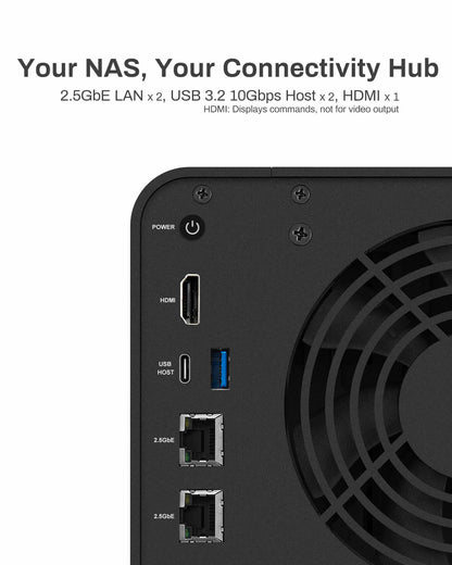 TERRAMASTER F4-424 Pro 4-Bay Network Attached Storage
