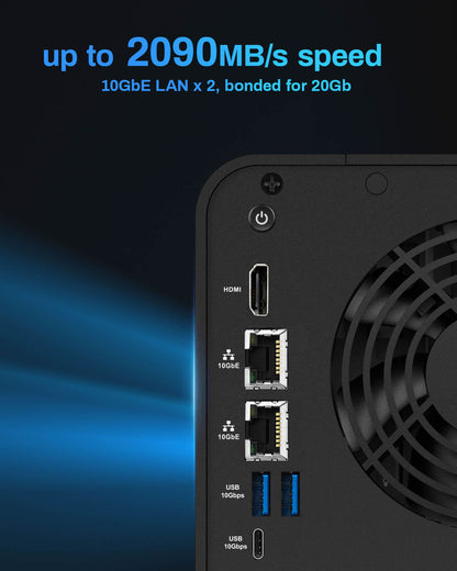 F6-424 Max 6Bay Dual 10GbE Ports NAS Storage