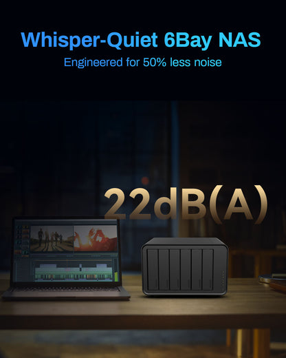 F6-424 Max 6Bay Dual 10GbE Ports NAS Storage