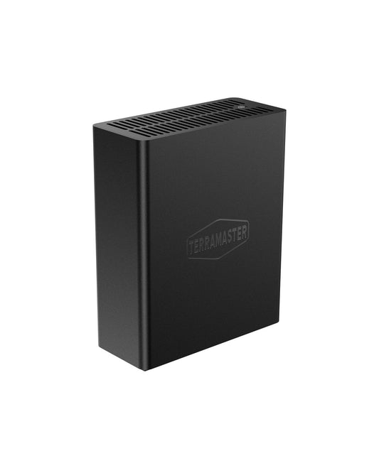 TERRAMASTER F8 SSD NAS-Speicher – 8Bay All-SSD-NAS-Server N95 QuadCore-CPU, 8 GB DDR5-RAM, 10-GbE-Anschluss, handflächengroßer, leistungsstarker Network Attached Storage (plattenlos)