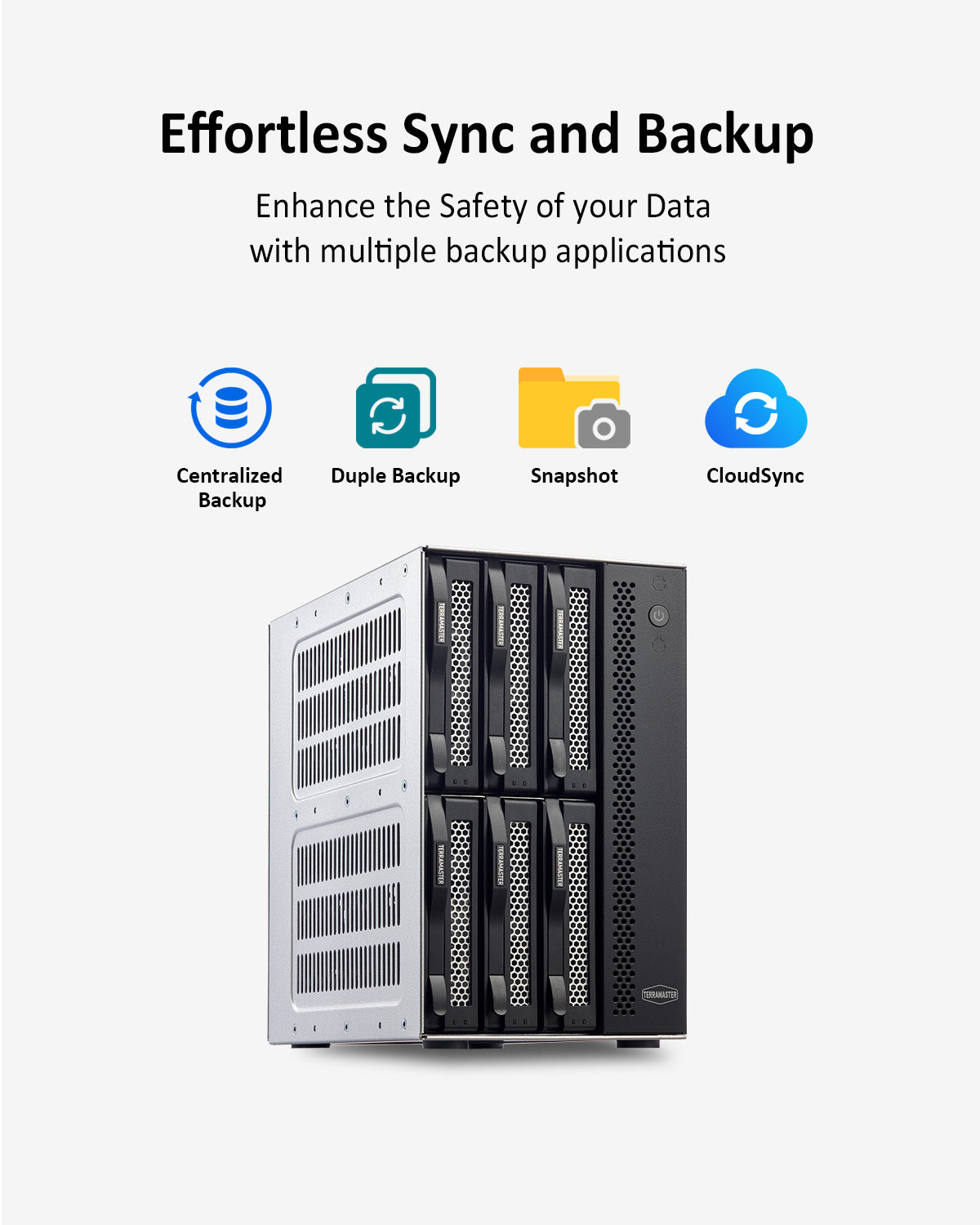T6-423 6 Bay 2.5GbE NAS Storage