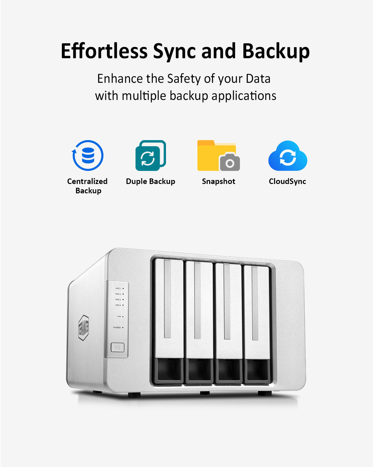 F4-423 4-Bay 2.5GbE NAS